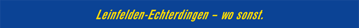 Slogan Leinfelden-Echterdingen